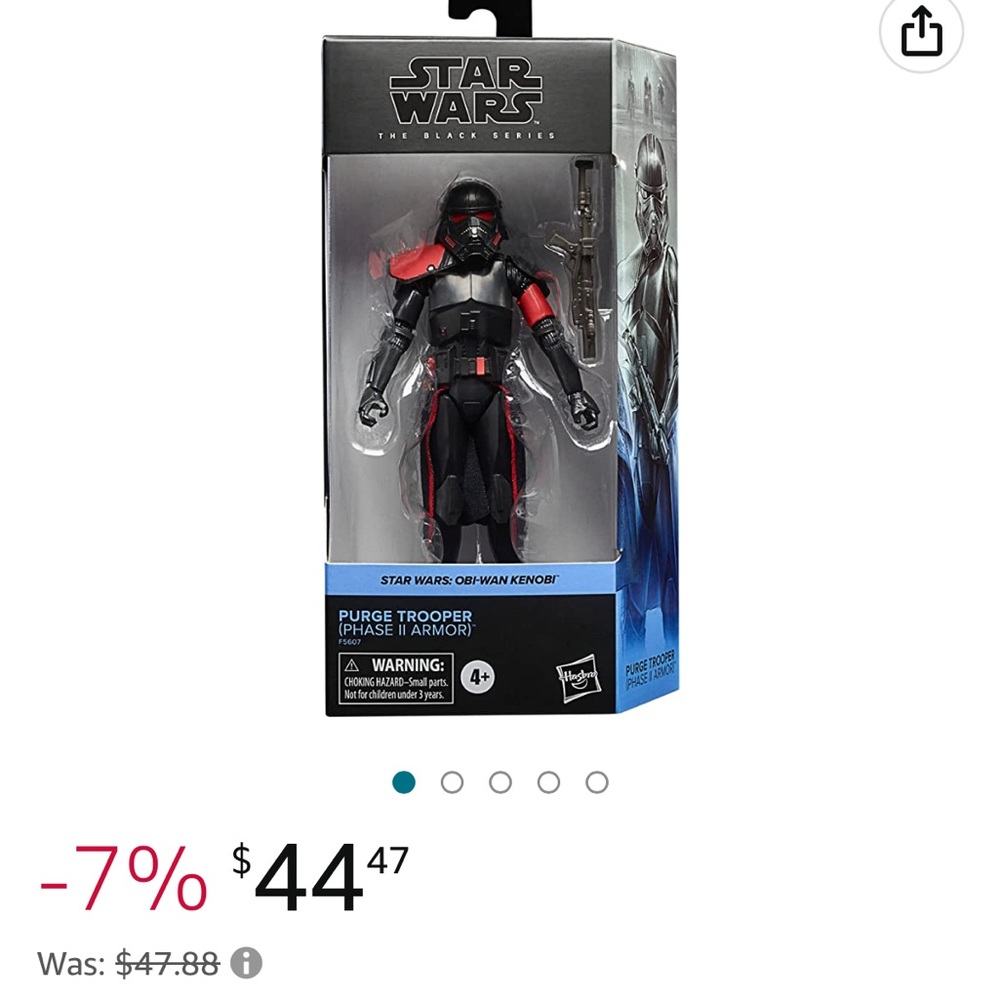 Star Wars black series purge trooper